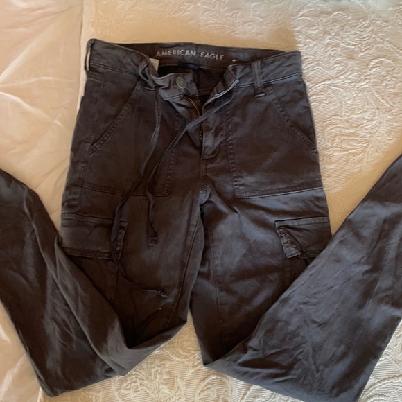 American Eagle Outfitters Pants - American Eagle Cargo Super Stretch Pants